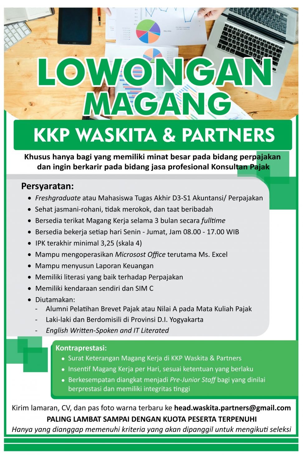 Lowongan Magang 2023 W A S K I T A And Partners